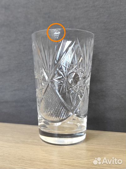 Рюмки 100 мл. (хрусталь СССР) - 6 шт