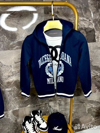 Шикарный костюм тройка dolce&gabbana люкс