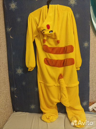 Пижама кигуруми пикачу