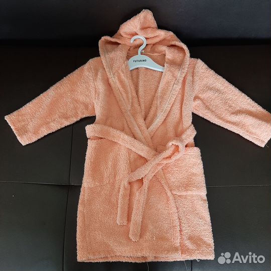 Детский новый махровый халат р.98