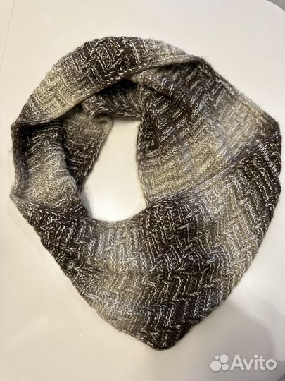 Шарф хомут шерстяной