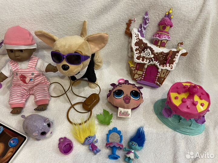 Игрушки пакетом для девочки