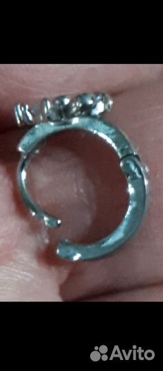 Серьги серебро