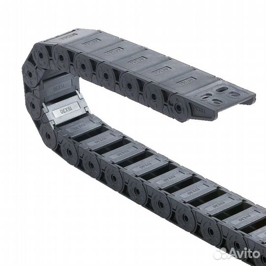 Гибкий пластиковый кабель-канал AK15BF01 (полузак