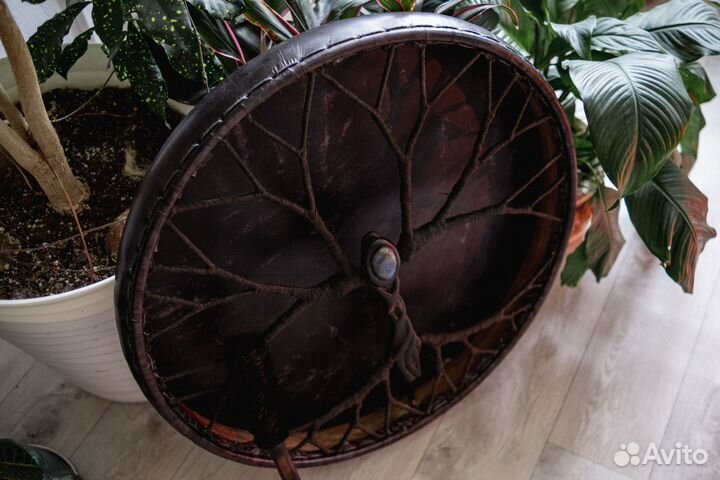 Бубен шаманский настраеваемый