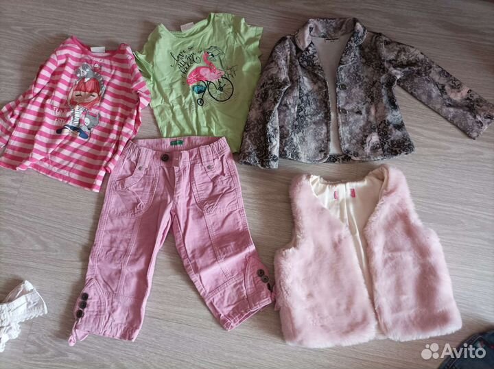 Вещи пакетом на девочку 110-122-128