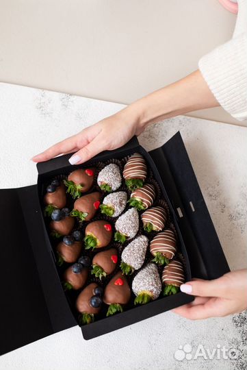 Клубника в шоколаде набор