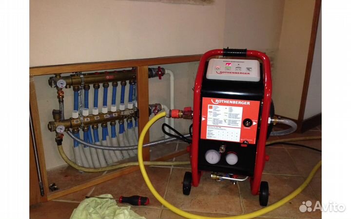 Промывка системы отопления, чистка канализации