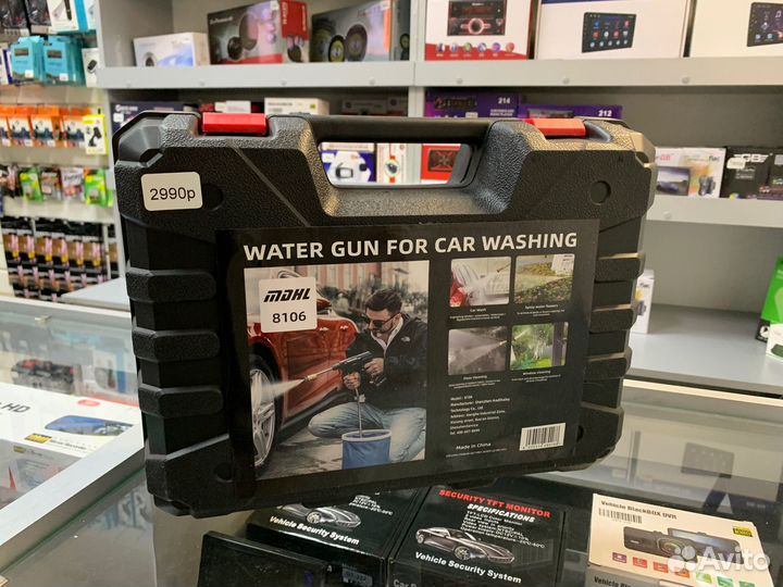 Аккумуляторная автомойка высокого давления