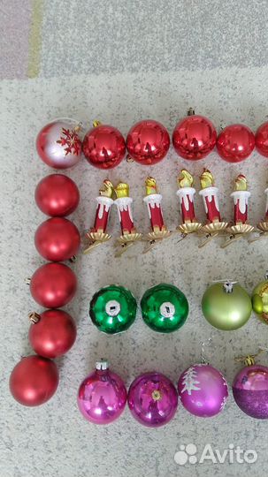 Елочные игрушки - набор 3