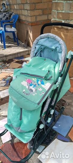 Санки коляска Ника