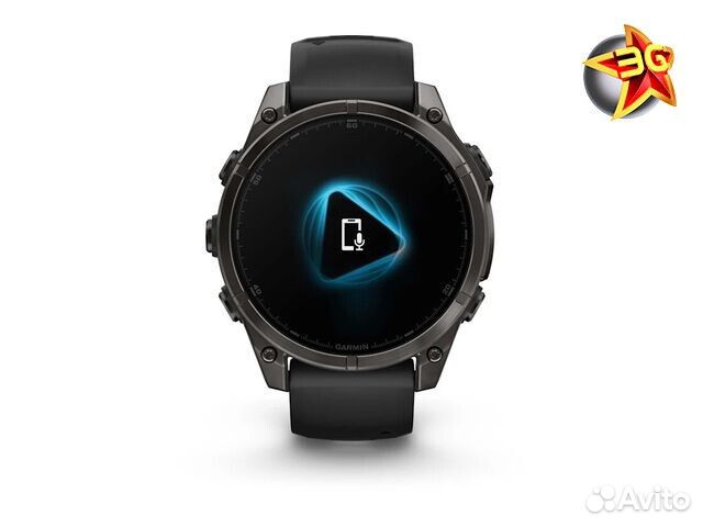 Часы Garmin Fenix 8 47mm Amoled Sapphire Titanium Carbon Gray 010-02904-21