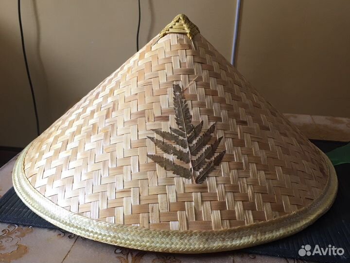 Бамбуковая плетеная панама