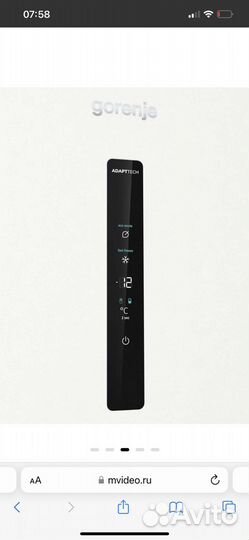 Холодильник gorenie NRK6202AW4