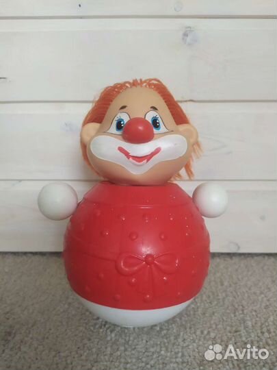 Неваляшка-клоун СССР