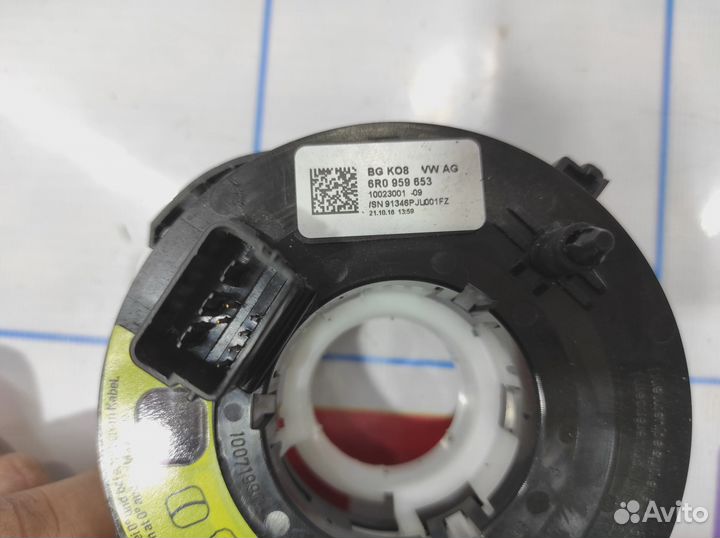 Механизм подрулевой для SRS Volkswagen Polo Sedan