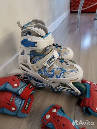 Коньки роликовые Reaction Rainbow 31-36 р-р