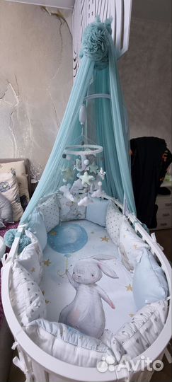 Мягкие бортики в детскую кроватку