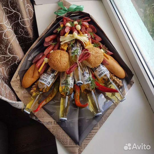 Мужские букеты съедобные