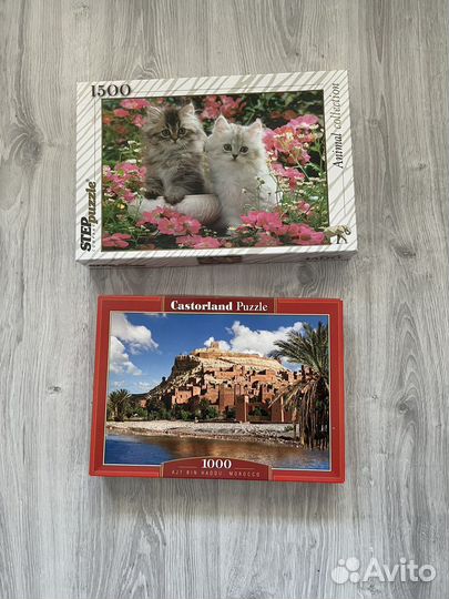 Пазлы на 1000 и 1500 деталей