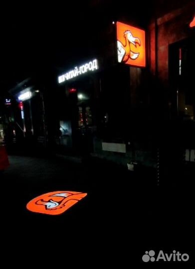 Рекламный гобо проектор