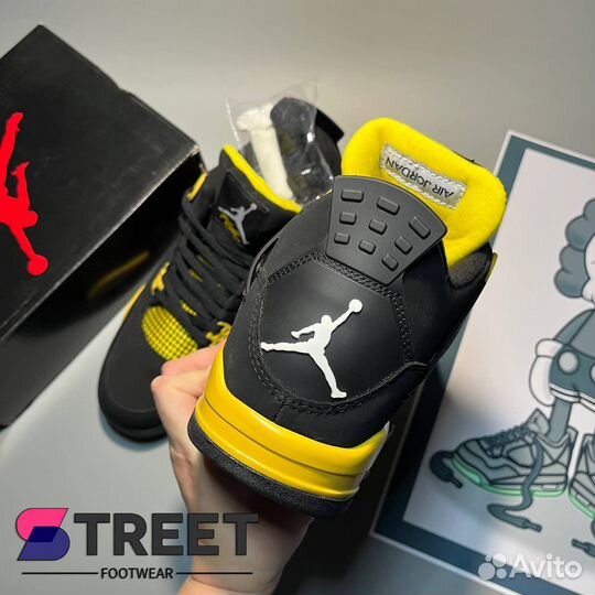 Nike Air Jordan 4 Yellow Thunder