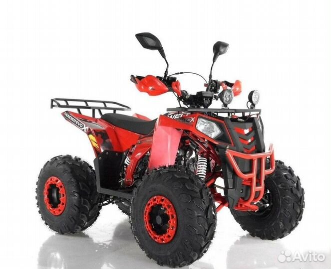Квадроцикл wels thunder EVO ST красный