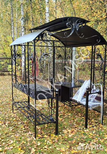 Беседка с мангалом