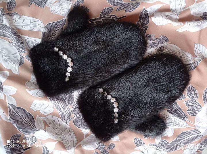 Норковые варежки