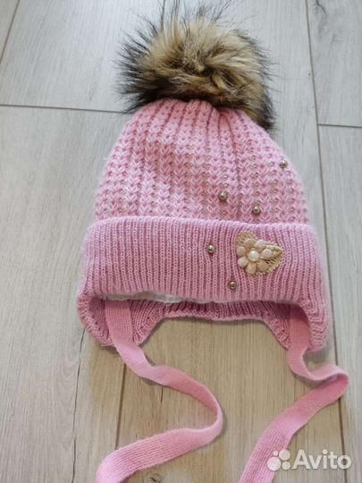 Шапка для девочки на 3 года