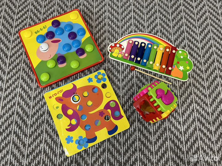 Развивающие игрушки пакетом от 1 года