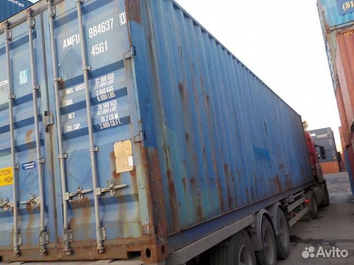 Контейнер 40 футов высокий б/у amfu8846370