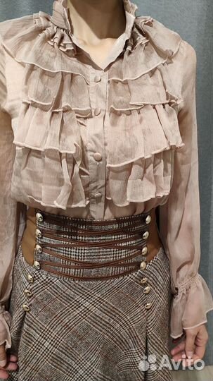 Юбка теплая макси