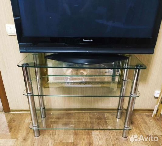 Стеклянная тумба