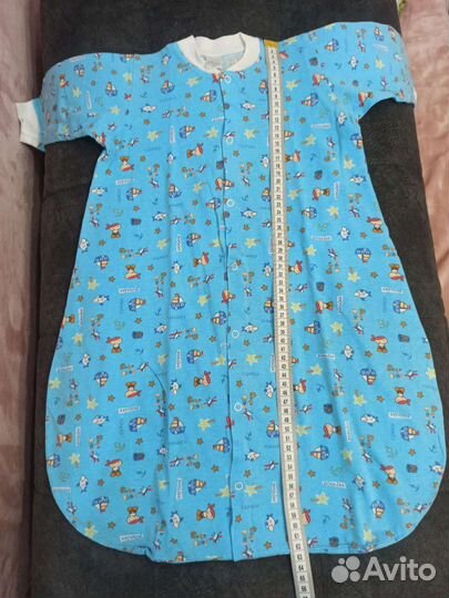 Спальный мешок детский лёгкий р62, р74