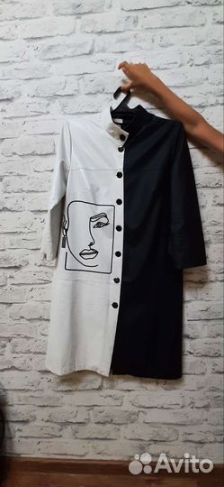 Платье рубашка 50