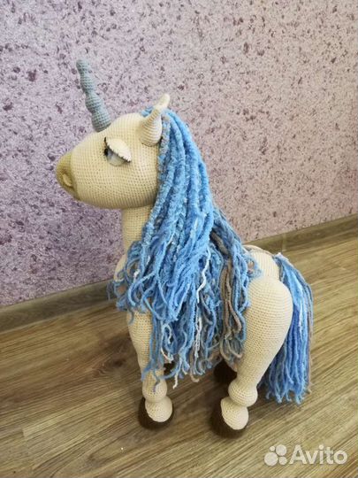 Игрушка единорог ручной работы