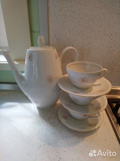 Чайный сервиз. гдр. Тончайший