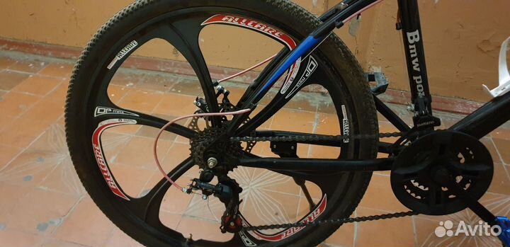 Велосипед на литых дисках bmw,б/у