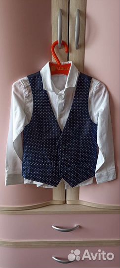 Рубашка с жилеткой