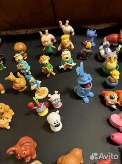 Игрушки из Киндер сюрприза 90-х:Животные,единички
