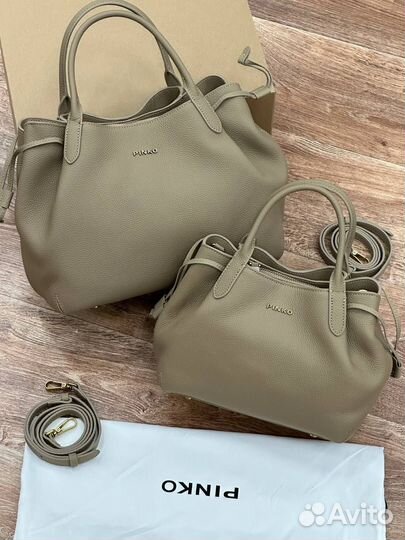 Сумка pinko lux кожа два размера