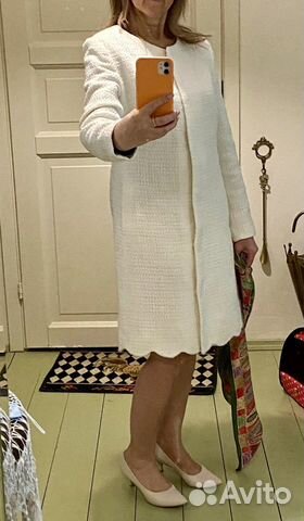 Пальто легкое, фасон Шанель