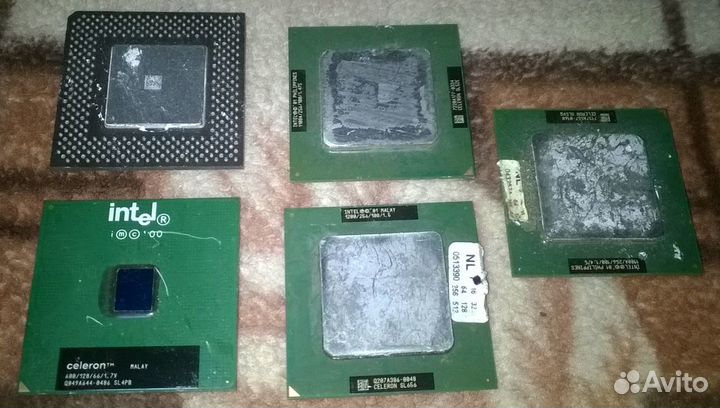 Процессоры intel, AMD, celeron