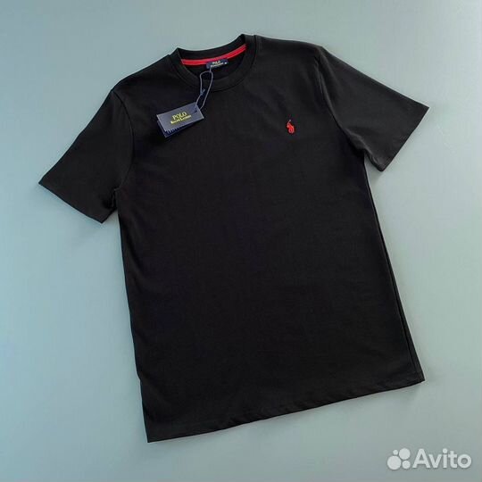 Футболка polo ralph lauren черная