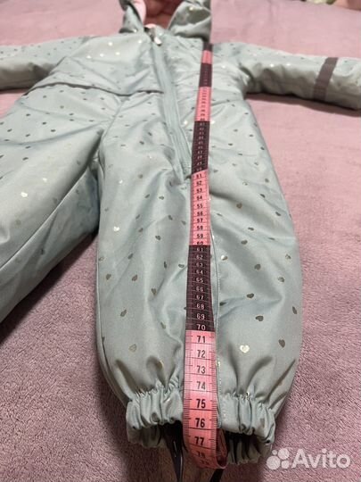 Зимний комбинезон для девочки 86