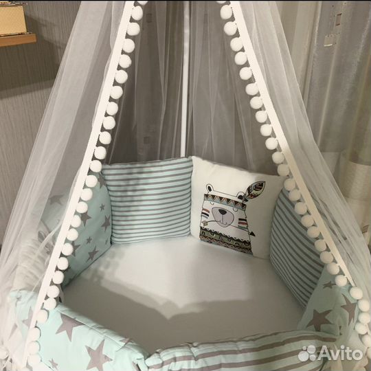 Бортики в детскую кроватку