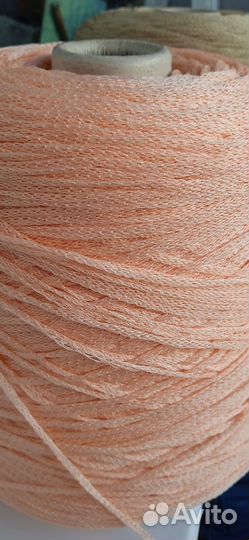 Пряжа шёлк, пайетки