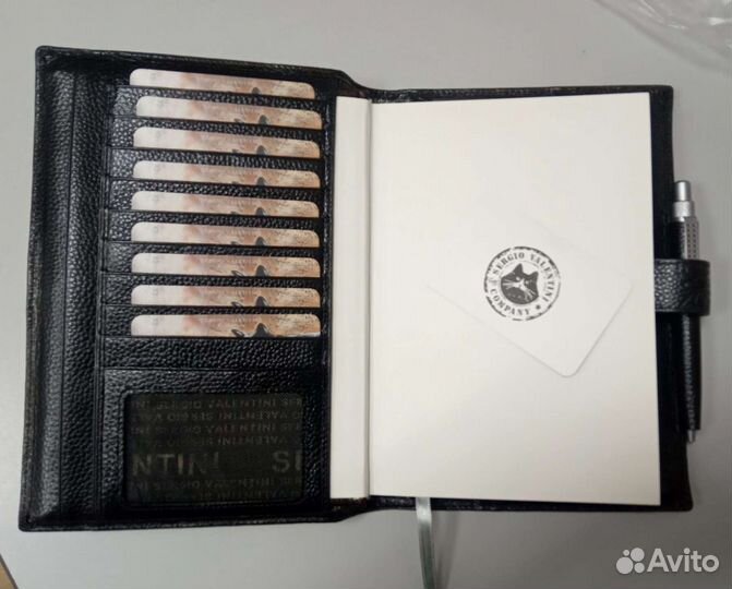 Ежедневник в кожаной обложке