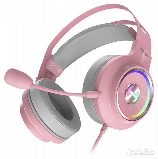 Наушники Edifier G4 TE 2.5m Pink накладные USB ого